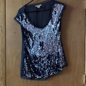 Arden B: sequin shirt